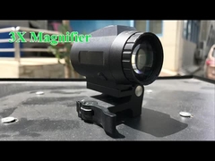 เครื่องปรับขนาด 3X สําหรับการมองเห็นแบบโฮโลแกรฟิค และจุดแดง Scope การมองเห็นการล่า Optics ทาคติก 1000G กันกระแทก