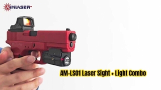 AM-LS01 สายตาเลเซอร์ปืนพก + คอมโบแสง