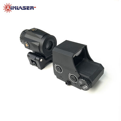 Real Holographic Diffraction Sight and 3X Magnifier Tactical Optics
