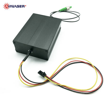 โมดูลเลเซอร์ไดโอดแบบ Single-Mode Fiber-Coupled 660 nm 50 mW 4 µm พร้อมไดรเวอร์มอดูเลชัน TTL