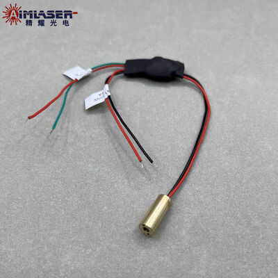 โมดูลเลเซอร์ไดโอดเลเซอร์อินฟราเรด 850nm Dual Power 5mW / 50mW สลับได้ Φ6 × 12 มม. ขนาดกะทัดรัดสำหรับการเล็งด้วยเลเซอร์และการมองเห็นกลางคืน